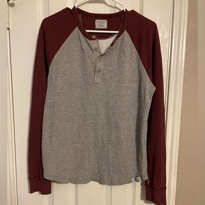 Authentic Lucky Brand vintage Jersey long sleeve S Henley shirt